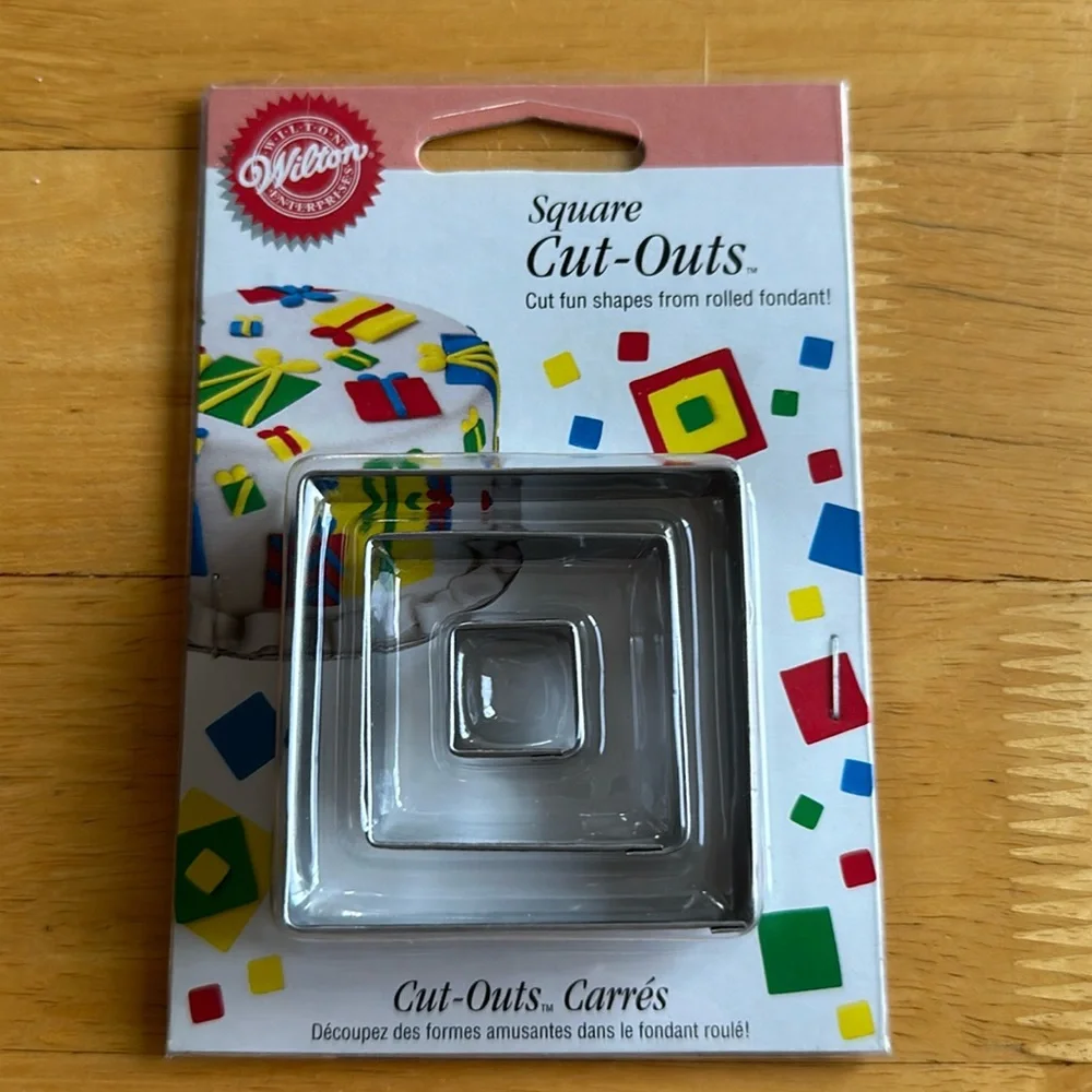2004 Wilton Square Fondant Cut-Outs
